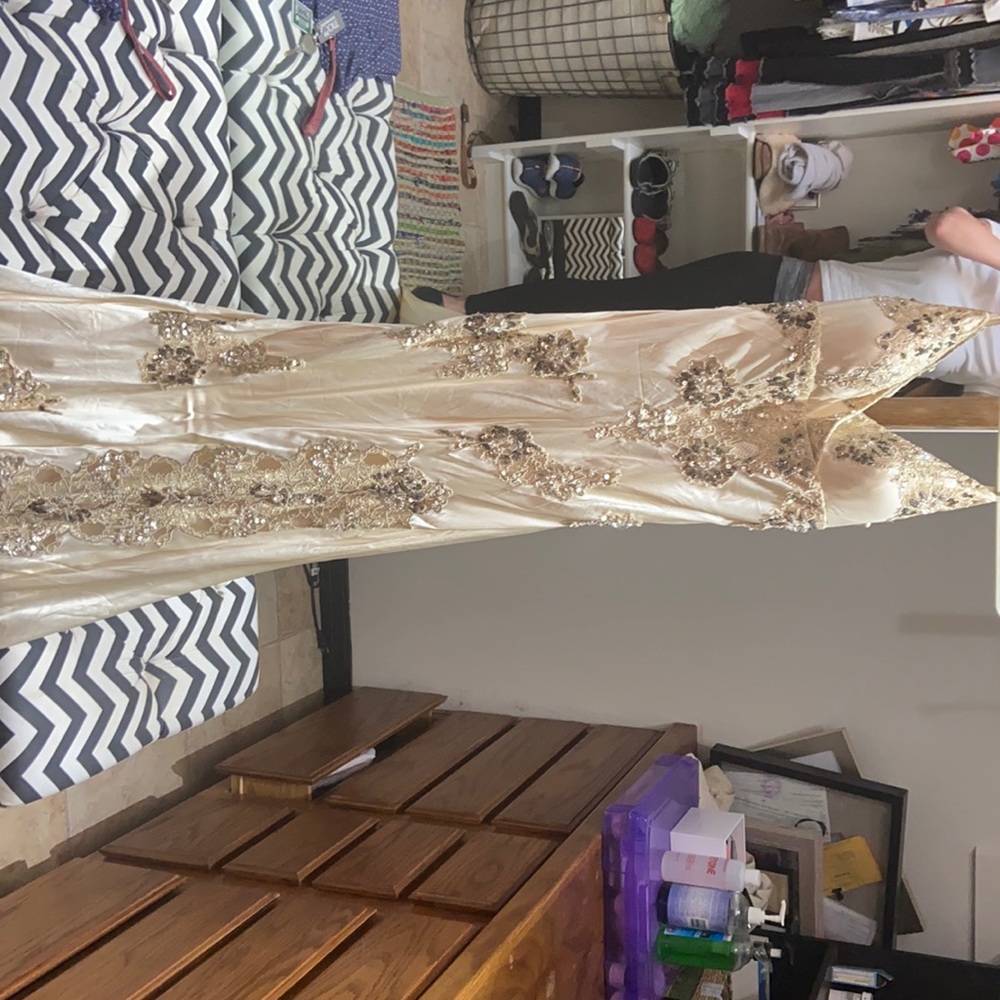 Vintage silk beaded dress